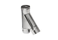 тройник феррум угол 135°, нержавеющий (430/0,8мм), ф200, по воде #